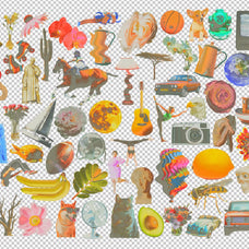 90s Collage Low Ink Kit