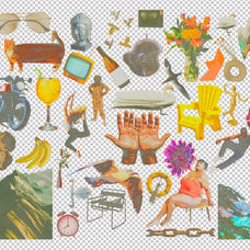 90s Collage Low Ink Kit