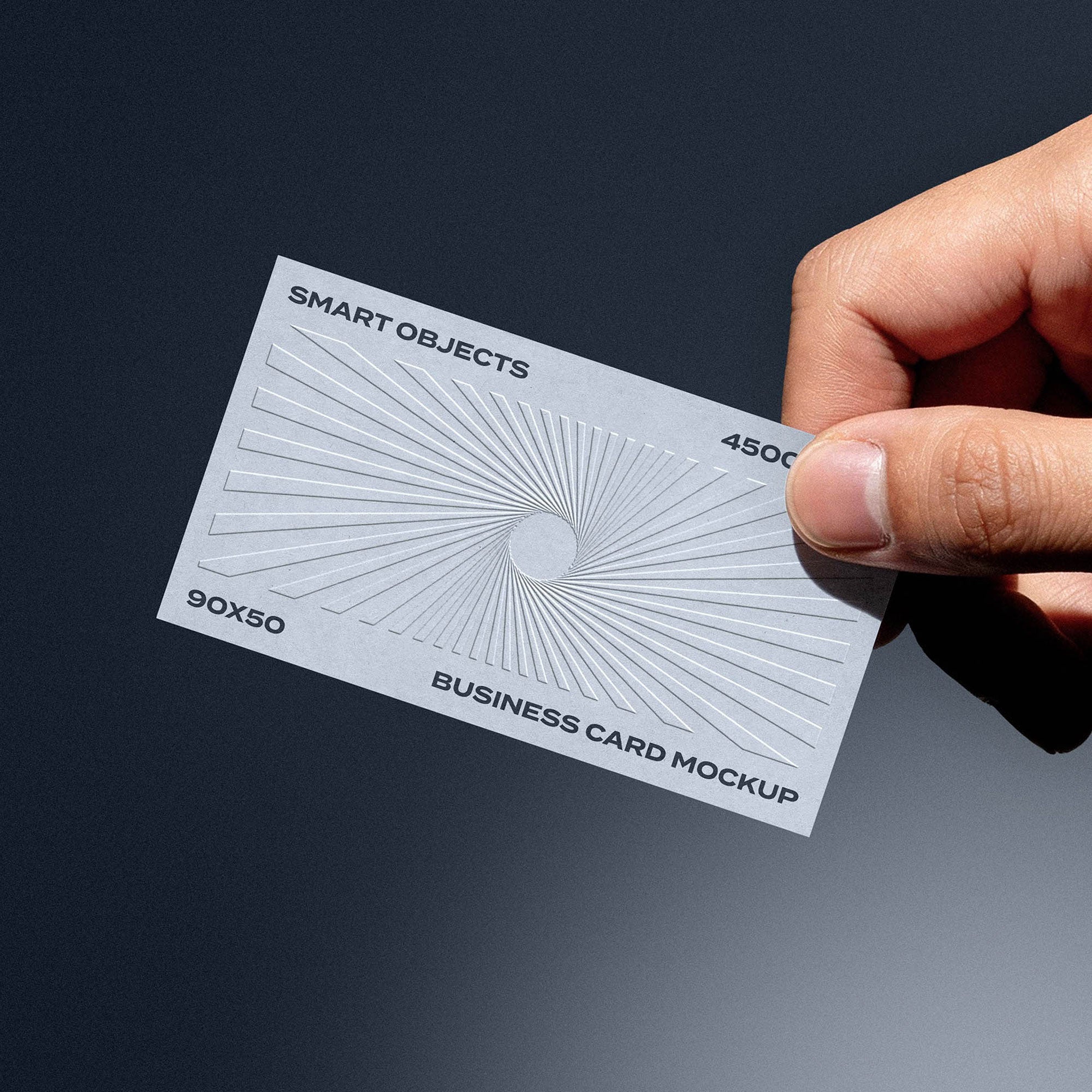 90x50 Business Card Mockup by Pixelbuddha