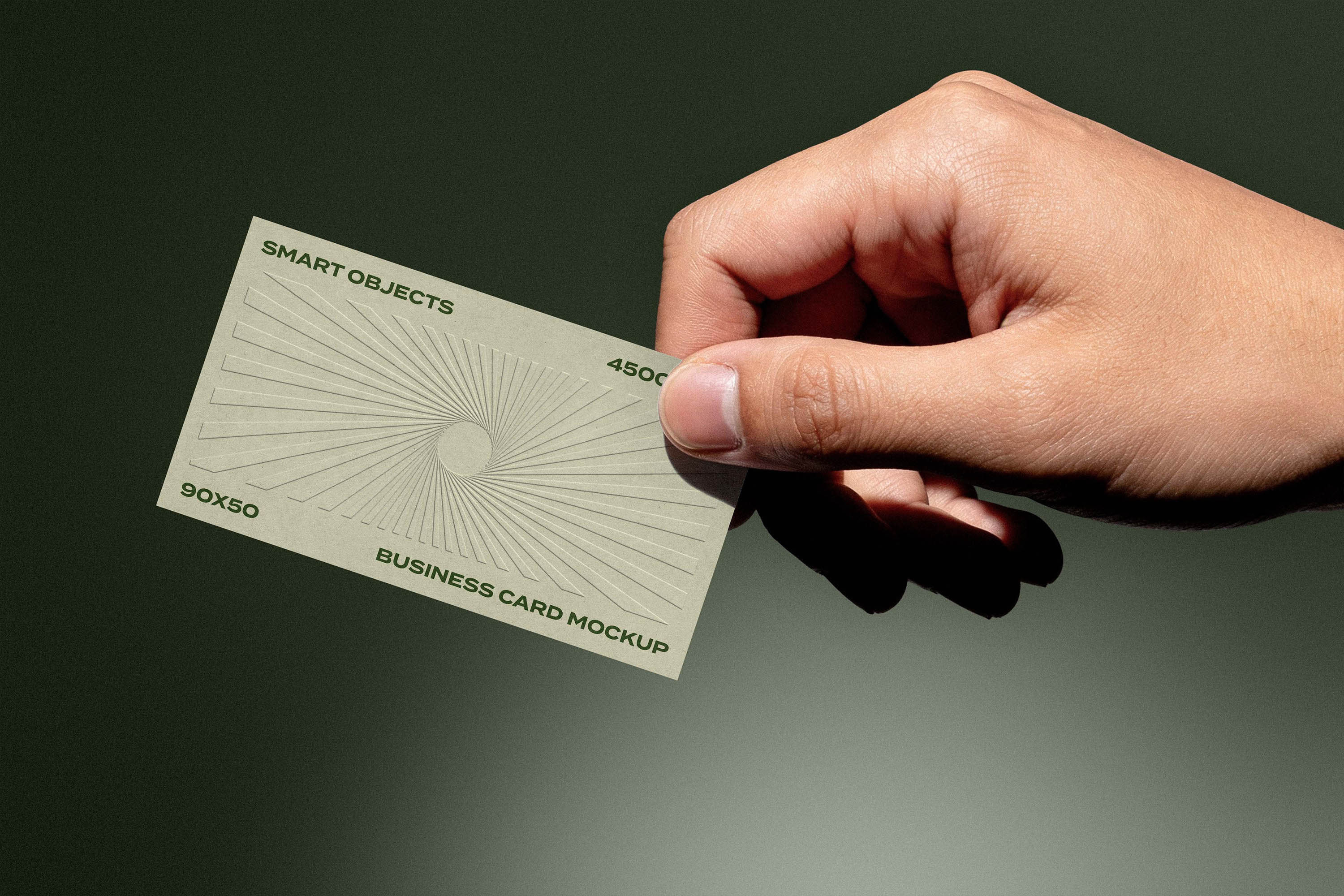 90x50 Business Card Mockup by Pixelbuddha