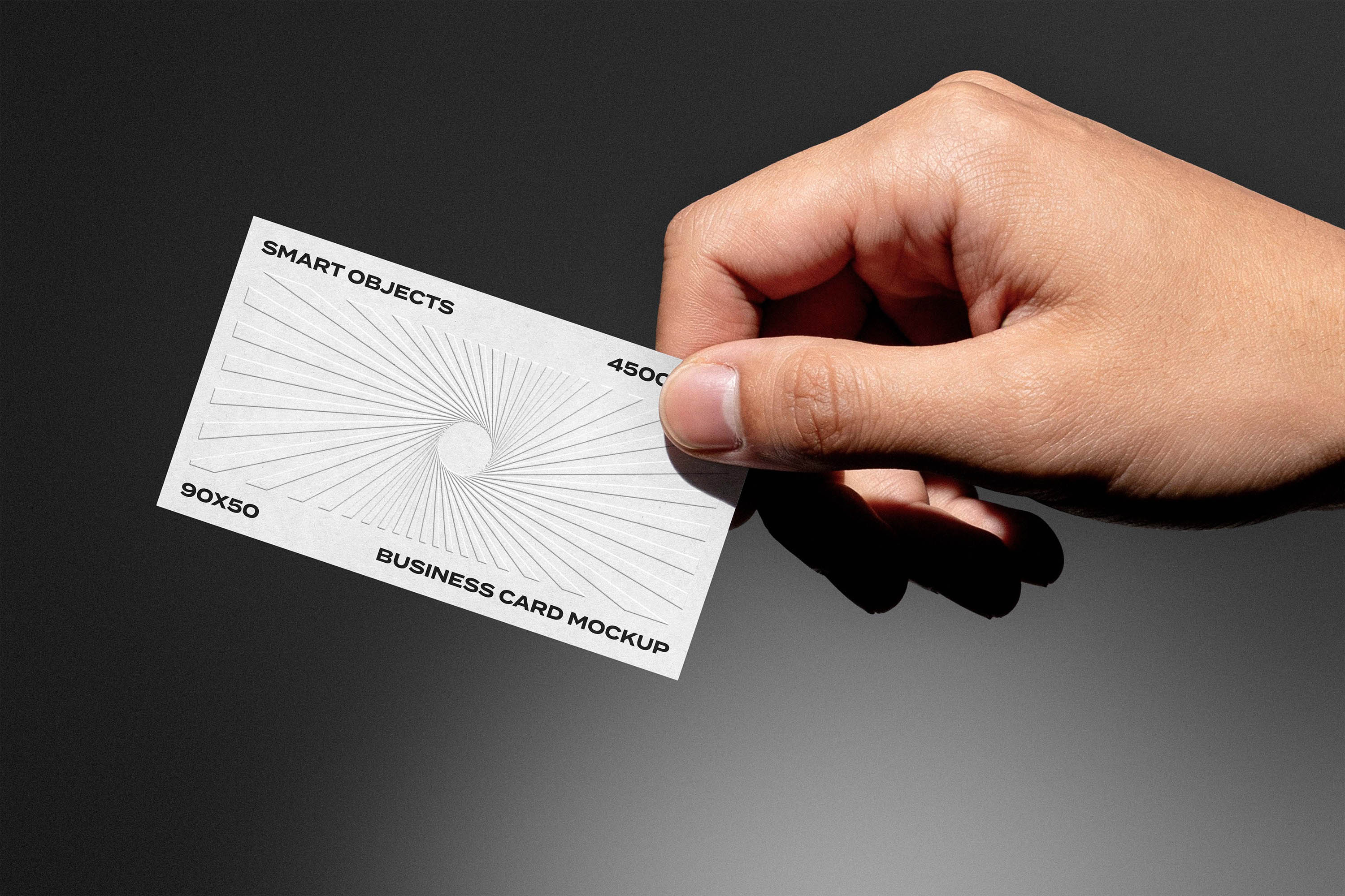 90x50 Business Card Mockup by Pixelbuddha