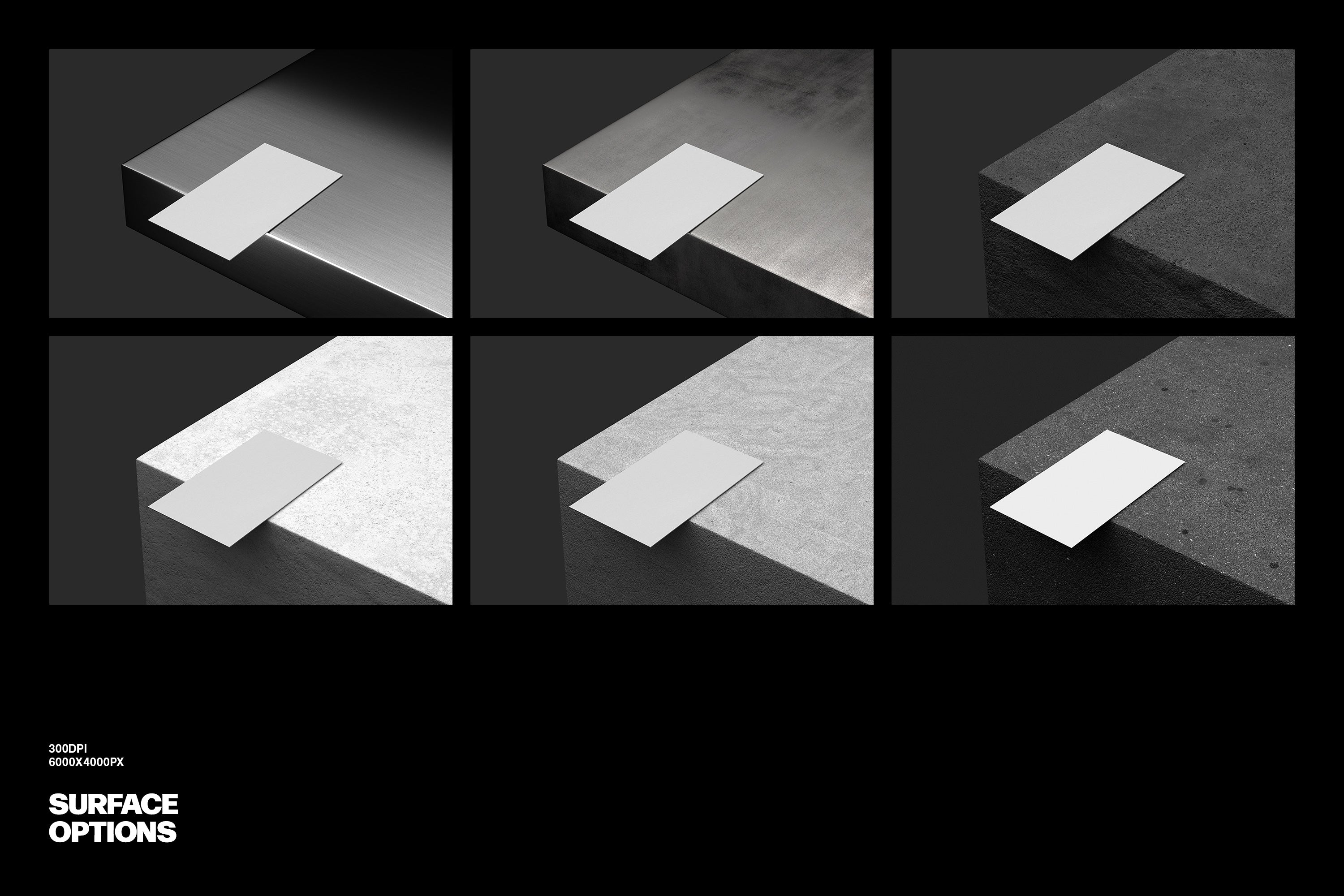 90×50mm Business Card Mockup