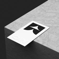 90×50mm Business Card Mockup