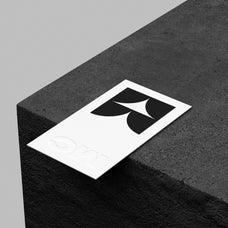 90×50mm Business Card Mockup