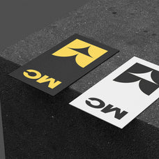 90x50mm Business Cards Mockup