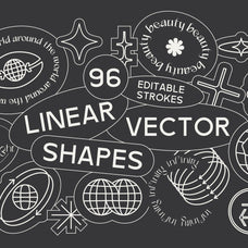 96 Linear Vector Shapes - Part 1