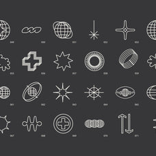 96 Linear Vector Shapes - Part 1