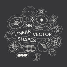 96 Linear Vector Shapes - Part 1