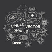 96 Linear Vector Shapes - Part 1