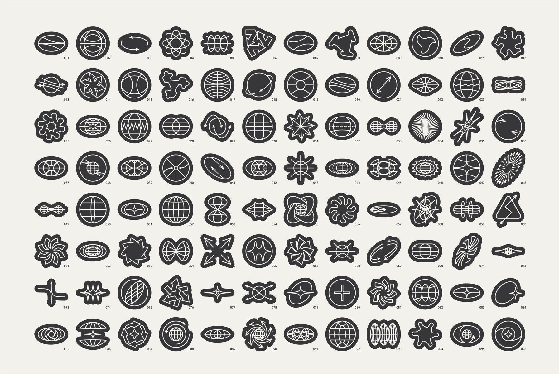 96 Linear Vector Shapes - Part 2
