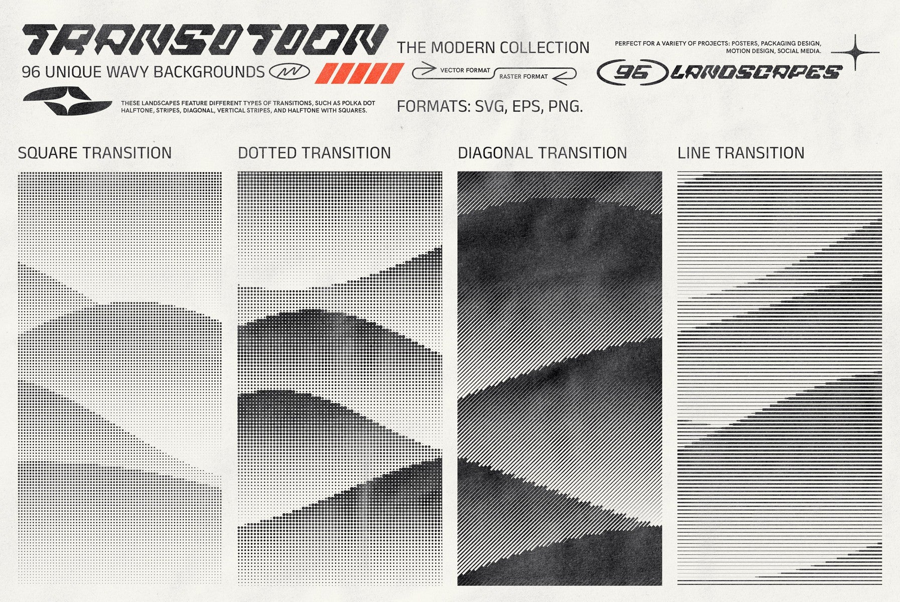 96 Wavy Transition landscapes