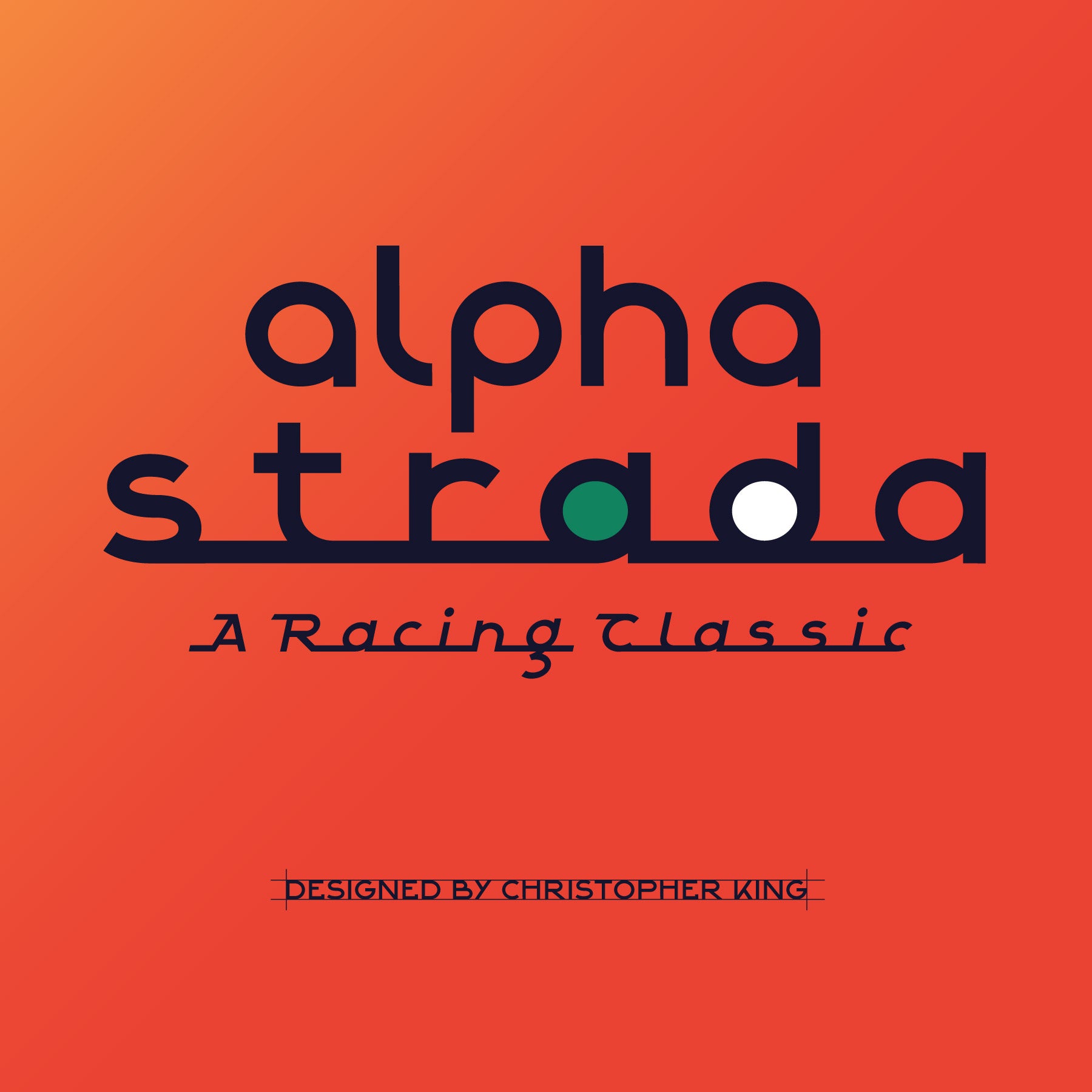 Alpha Strada: Motorsports Font