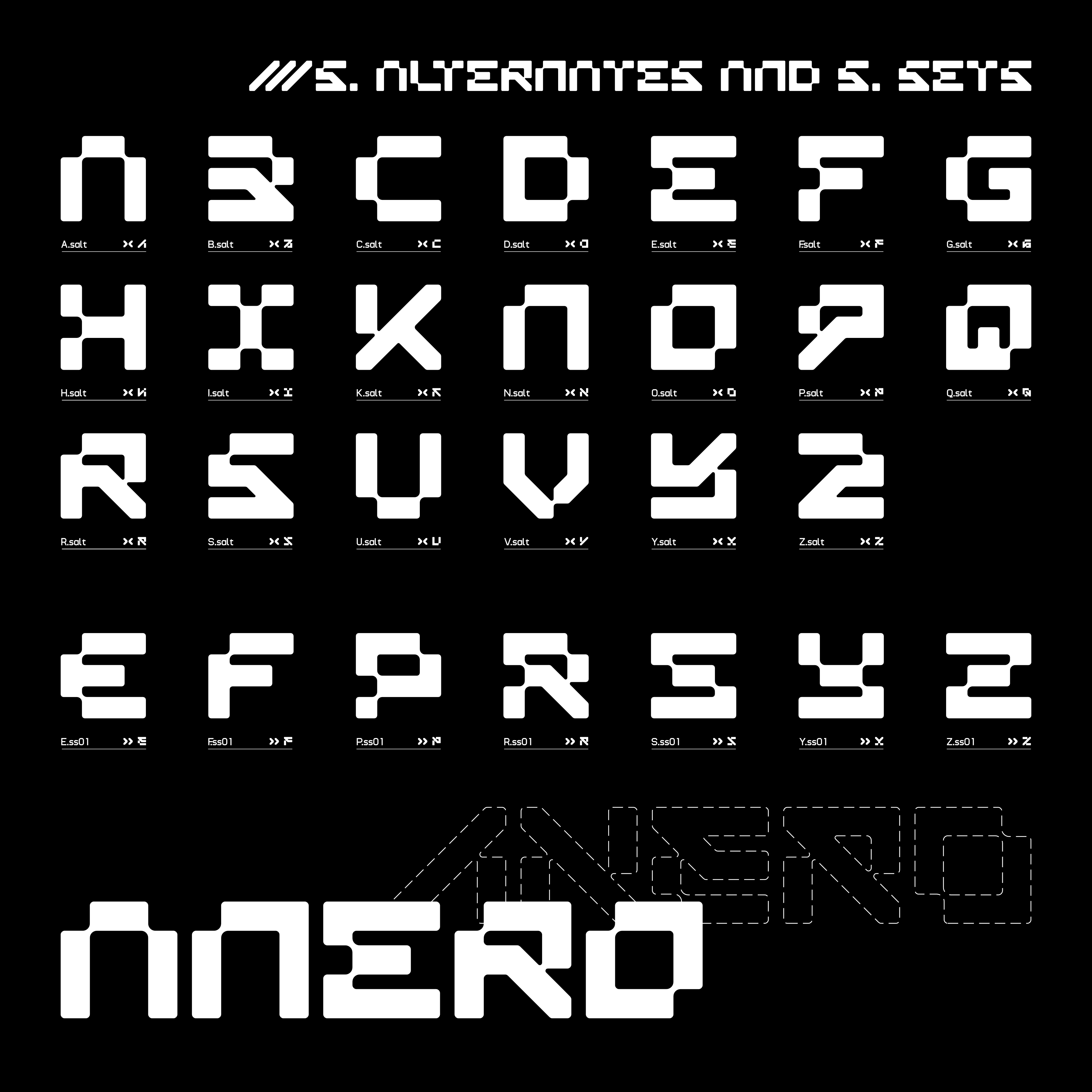 ANERO Typeface