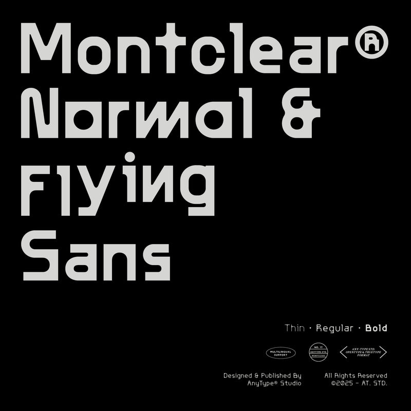 AT Montclear: Versatile Font with Dynamic Styles