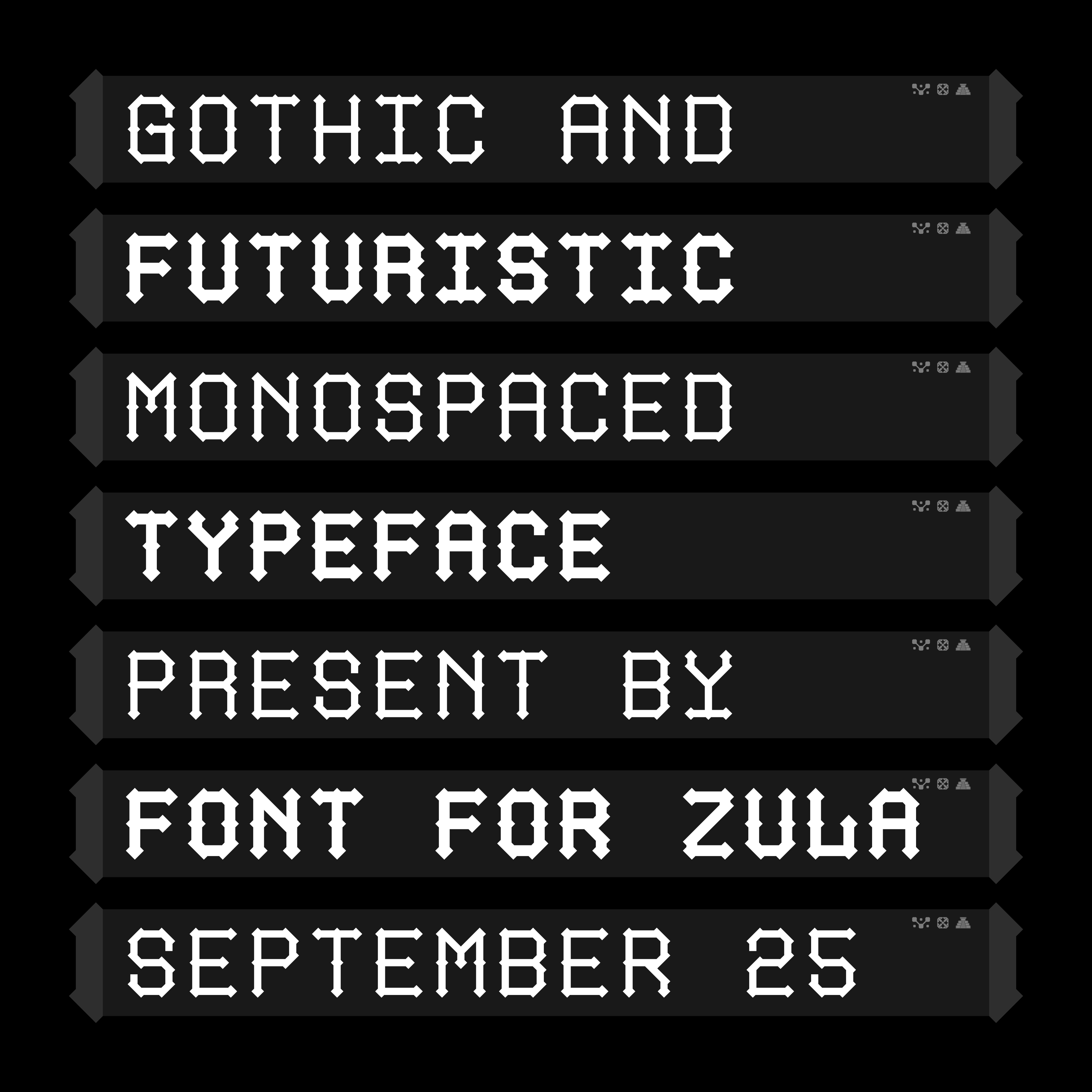 AZUITROV MONOSPACED TYPEFACE FAMILY - Font For Zula™ 11.png