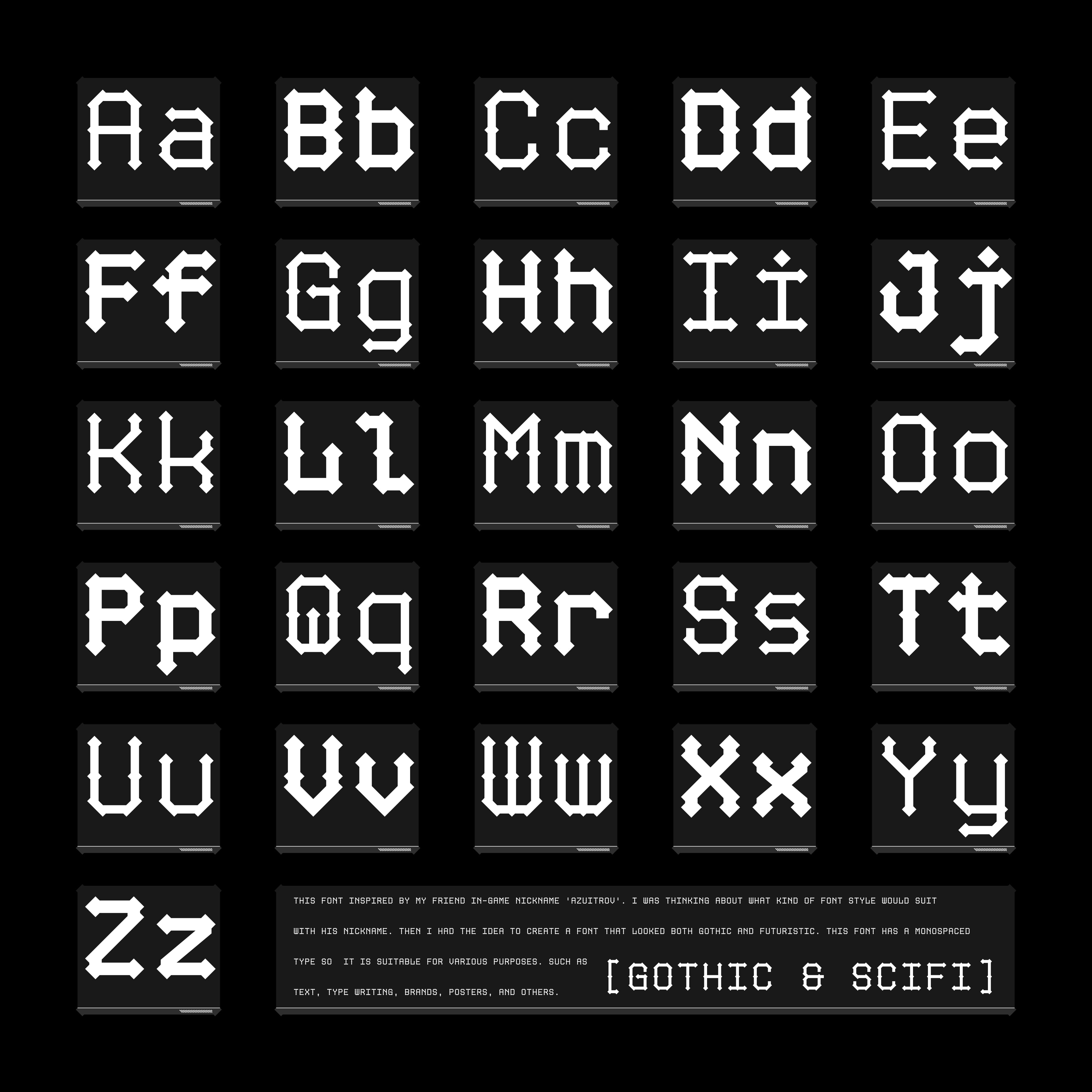 AZUITROV MONOSPACED TYPEFACE FAMILY - Font For Zula™ 4.png