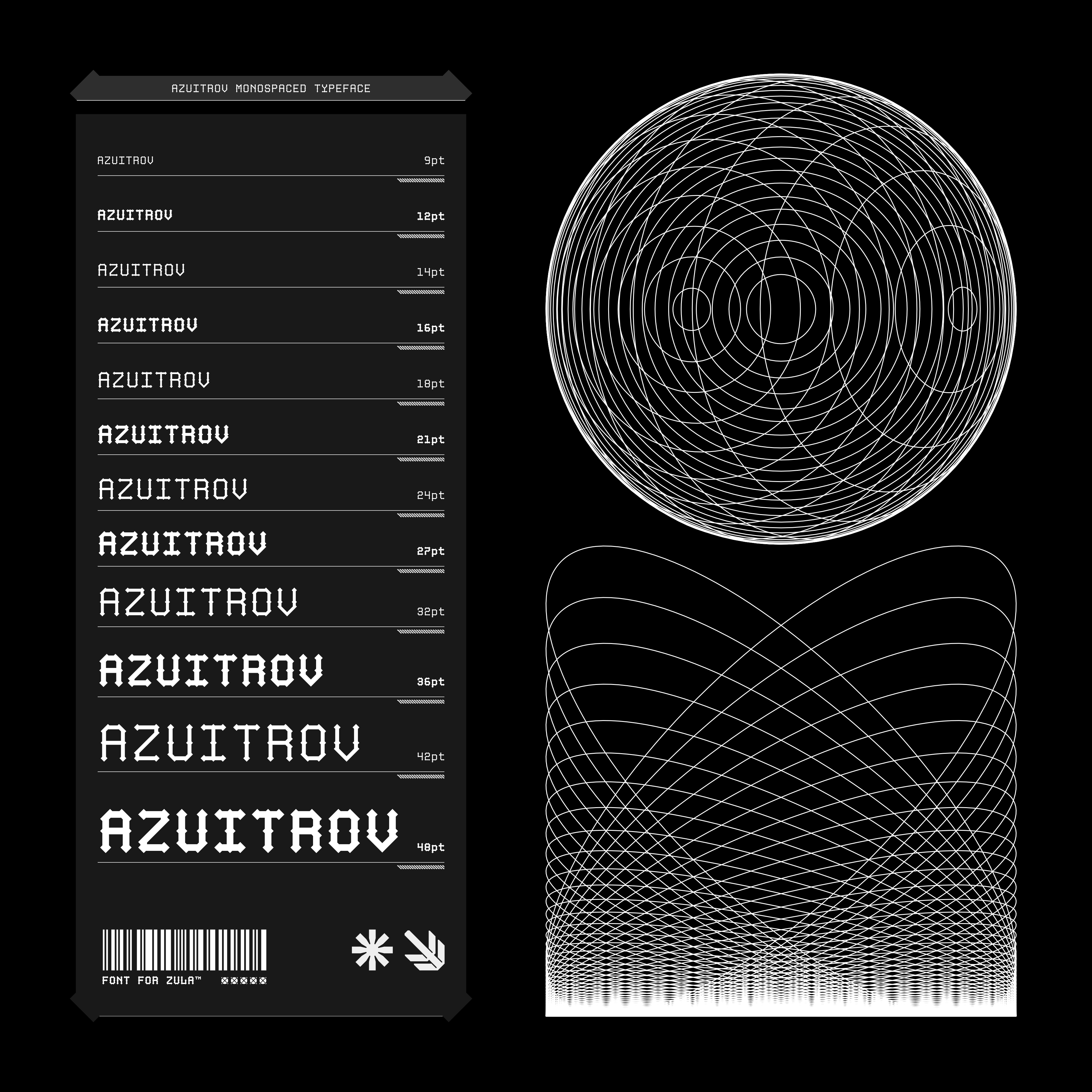 AZUITROV MONOSPACED TYPEFACE FAMILY - Font For Zula™ 6.png