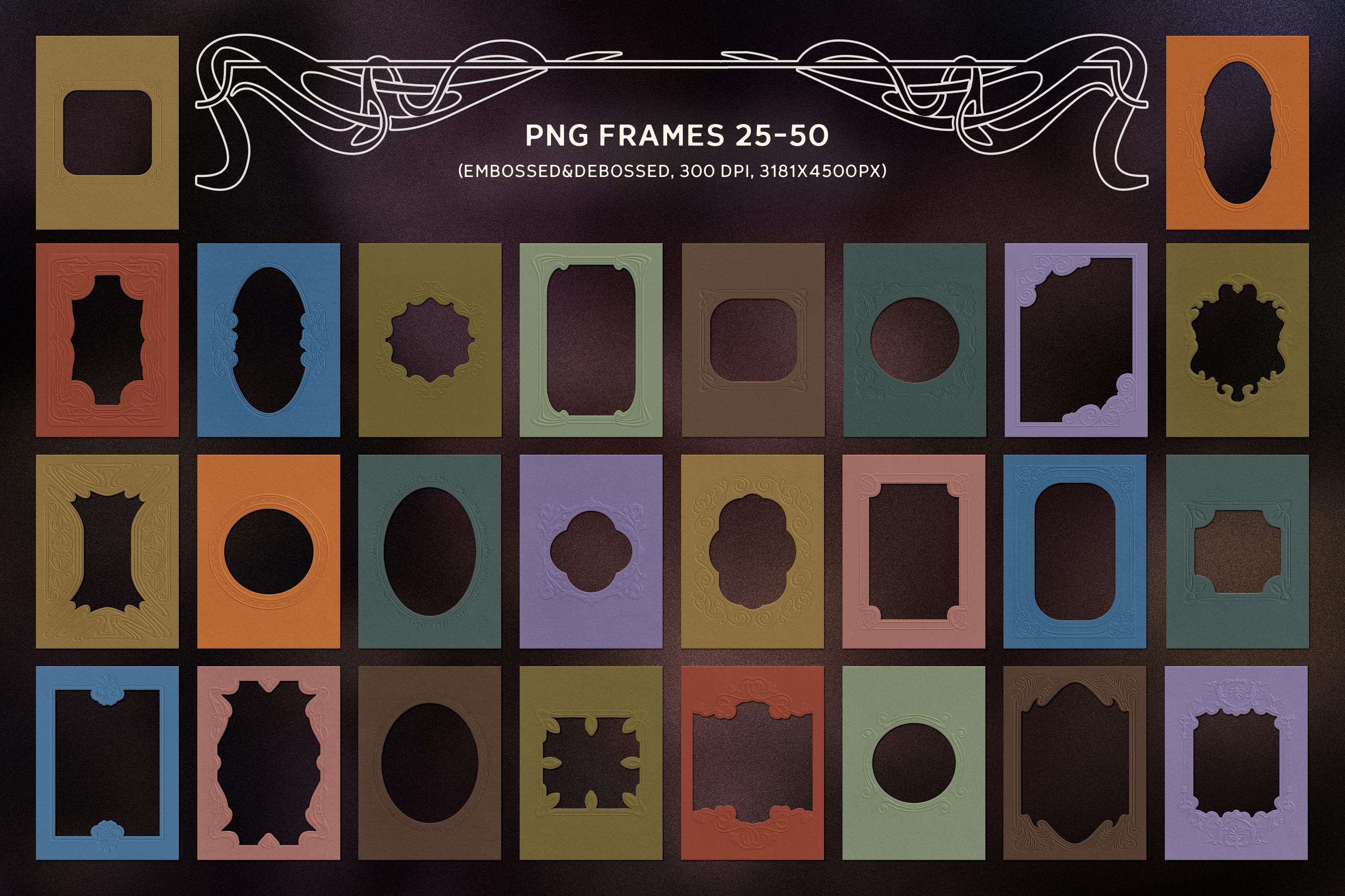 Art Nouveau Papers & Frames - Pixelbuddha 10.jpg