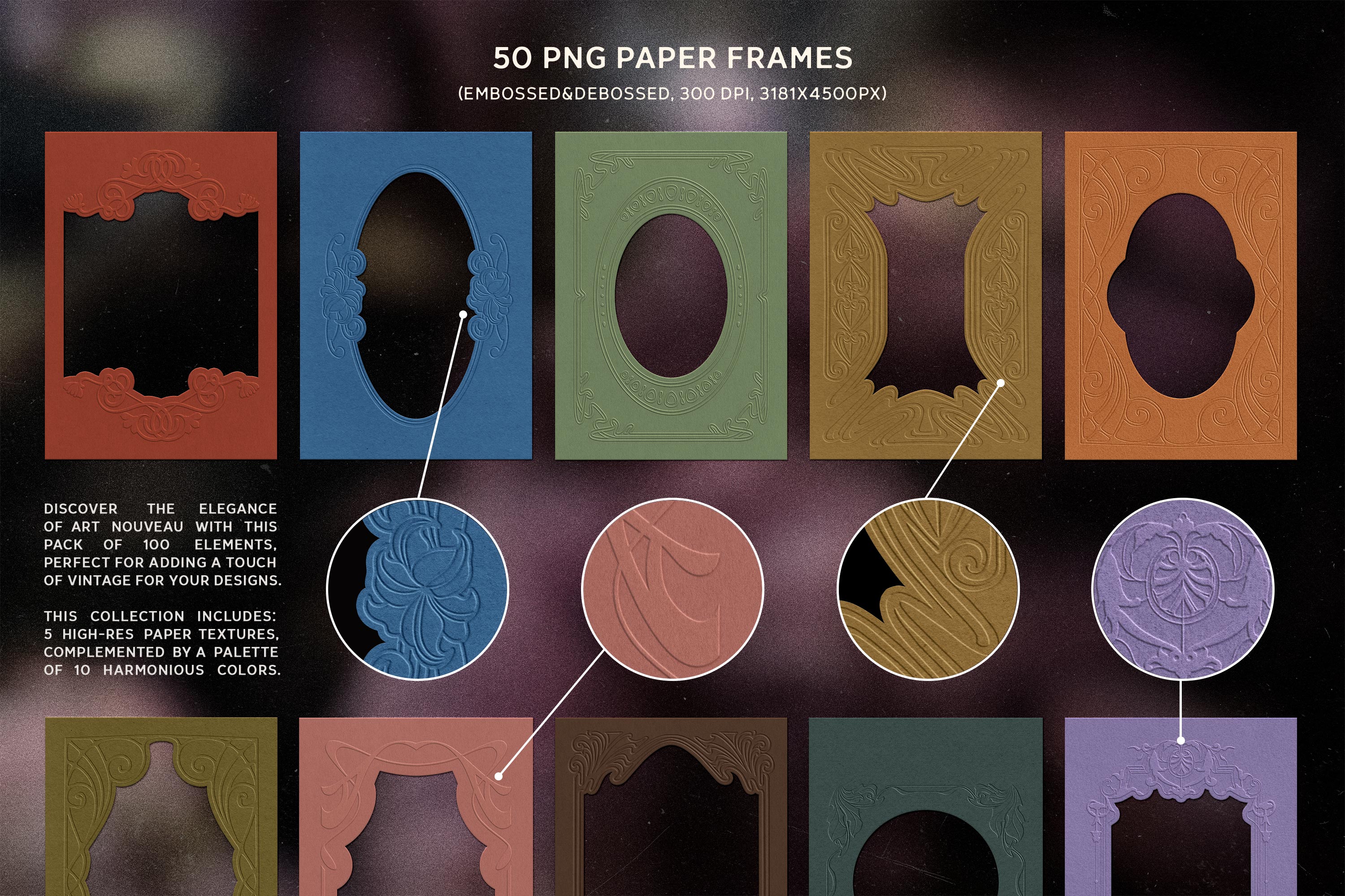 Art Nouveau Papers & Frames - Pixelbuddha 6.jpg