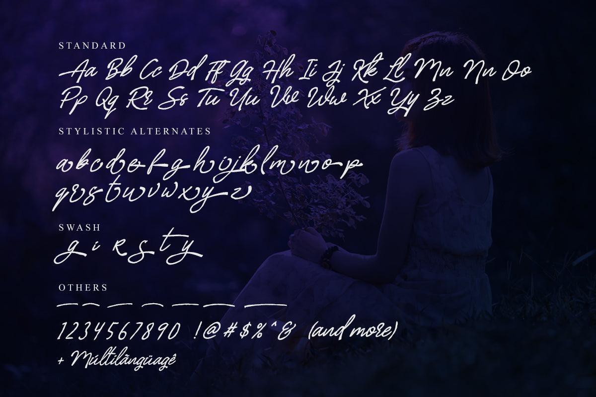 Billenia - Script Font - Sarid Ezra 9.jpg