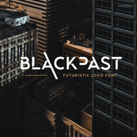 Blackpast - Futuristic Logo Font