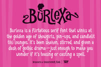 Burlexa: A Devilishly Good Serif Font