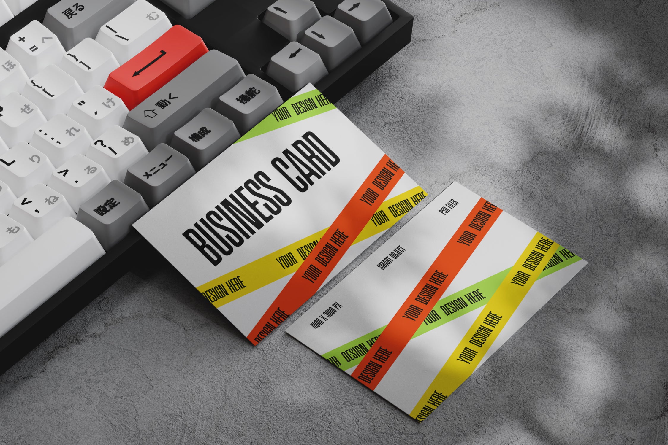 Business Card on Keyboard Mockup - Afterimagine 2.jpg