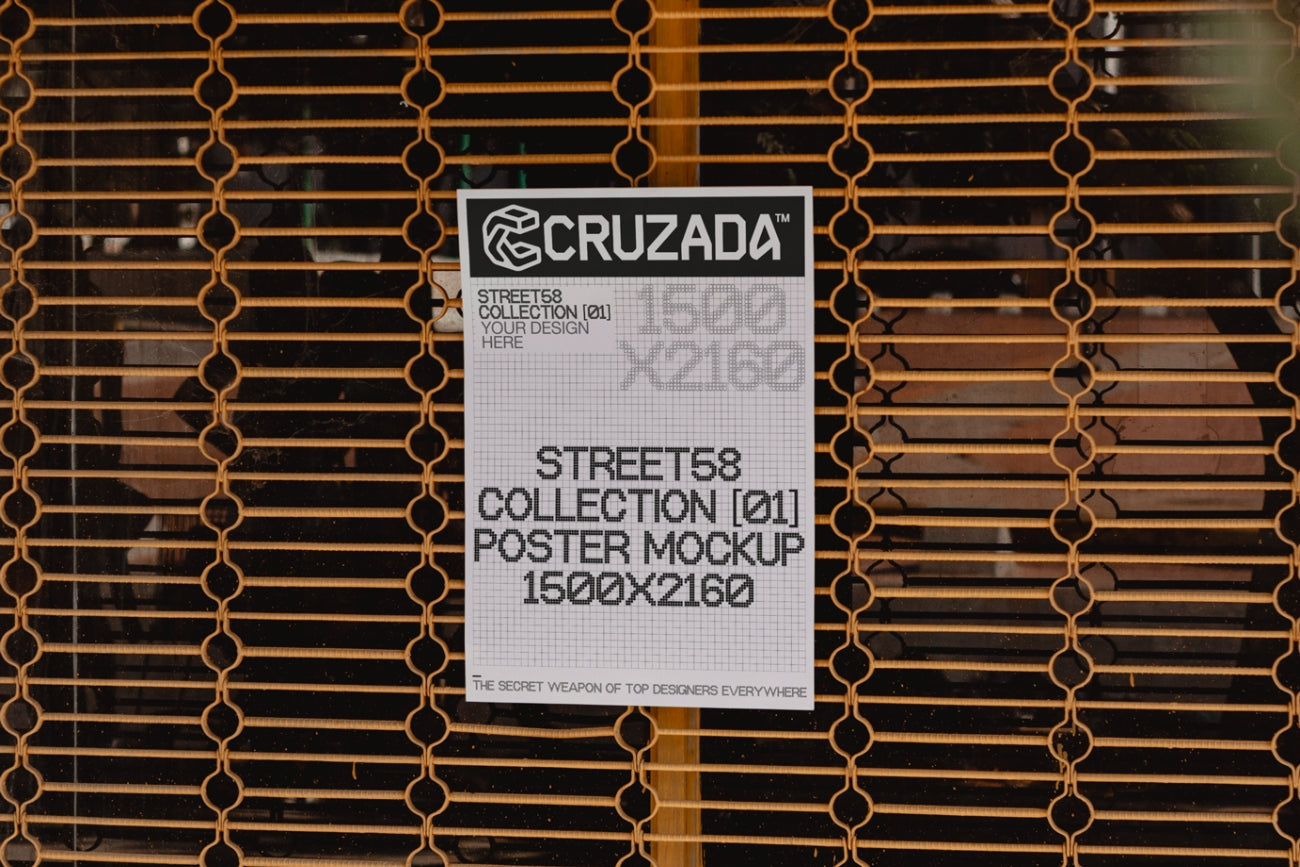 Urban Grid Poster Mockup