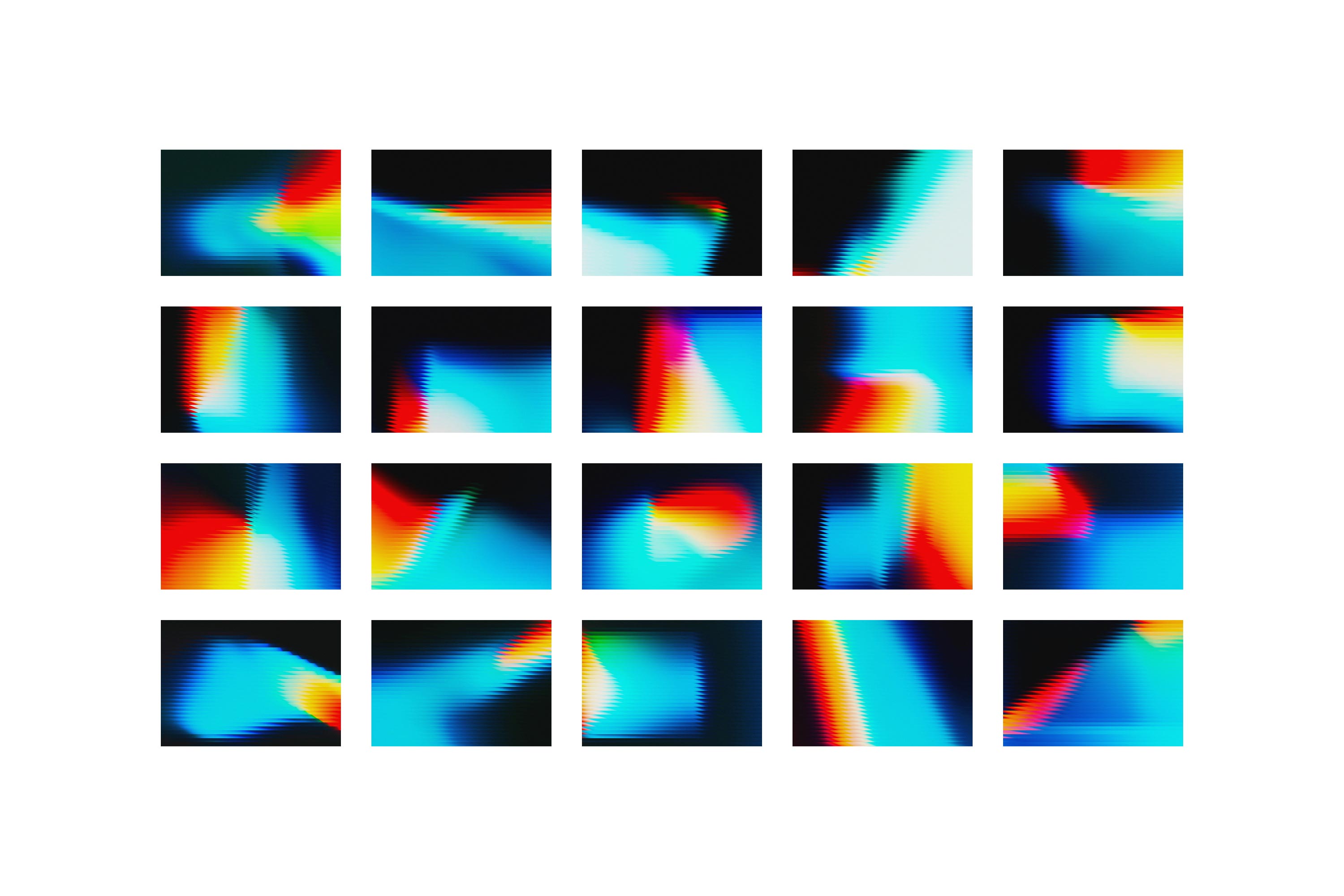 Horizontal Slatted Glass Backgrounds