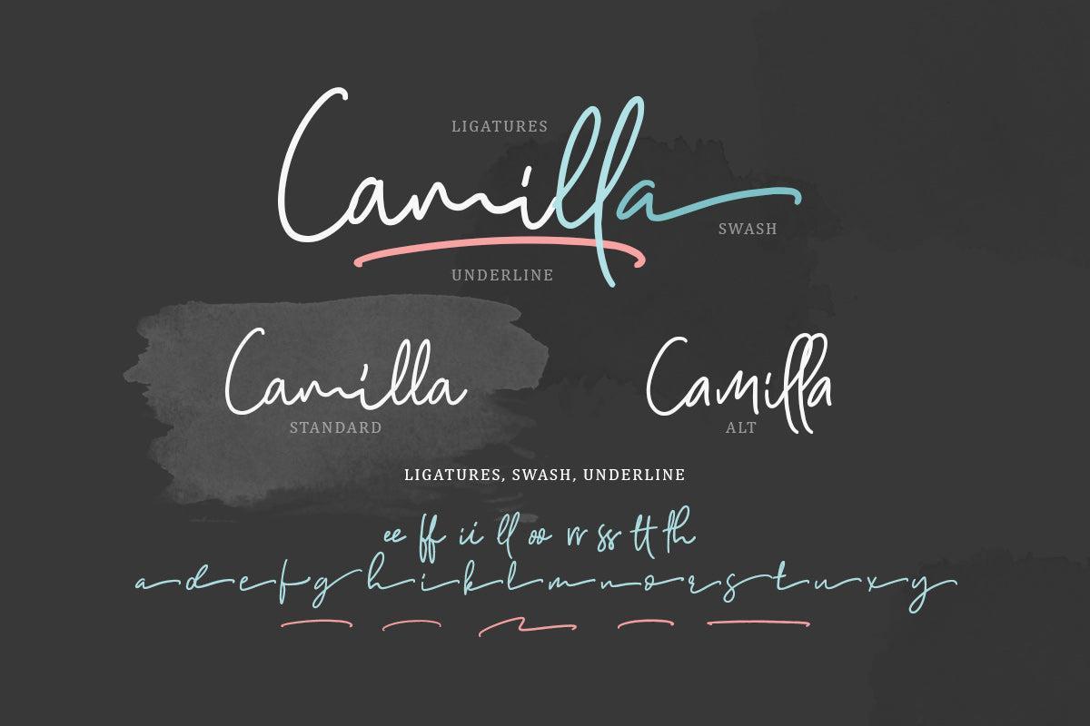 Camilla - Signature Script (6 Fonts) - Sarid Ezra 1.jpg