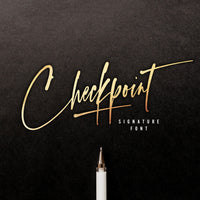 Checkpoint Signature Font