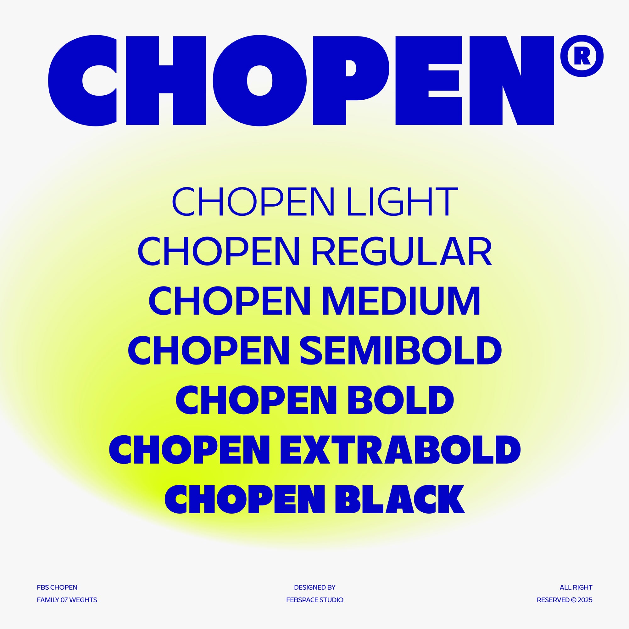 FBS Chopen - Font Family