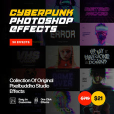 Cyberpunk Photoshop Effects Bundle - Pixelbuddha 1.jpg