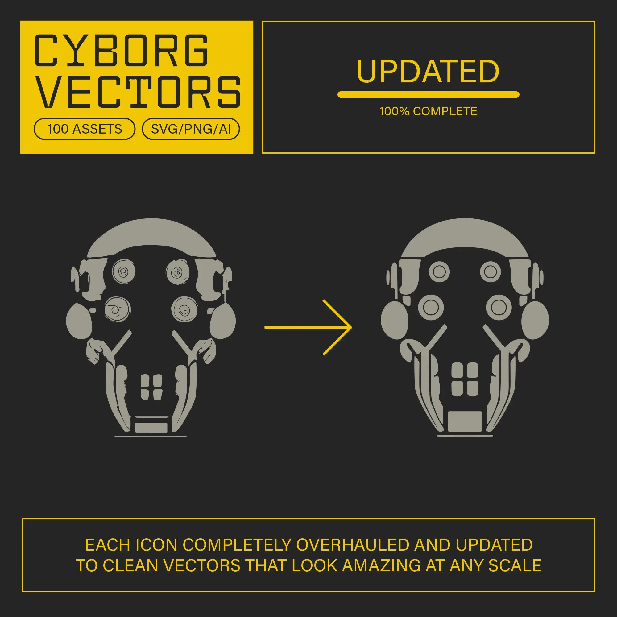 Cyborg Vectors - Fox Rockett Studio 2.webp