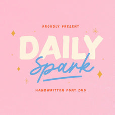 Daily Spark - Handwritten Font Duo - Sarid Ezra 1.jpg