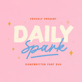 Daily Spark - Handwritten Font Duo