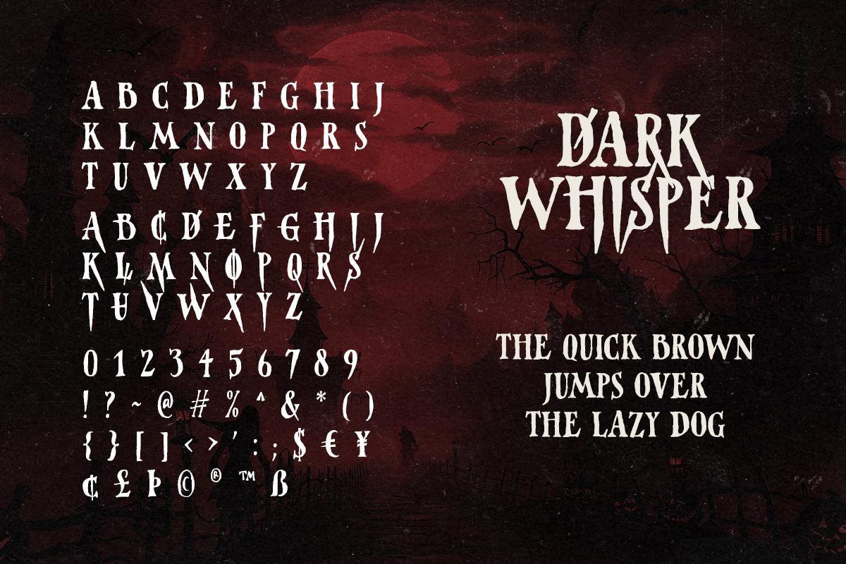Dark Whisper - Serif Horror Font - Sarid Ezra 8.jpg