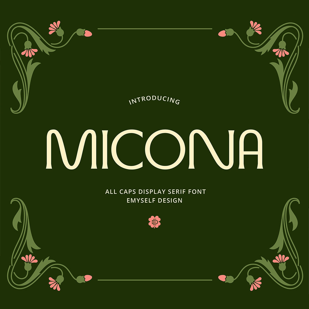 ED Micona - Display Serif Font - Emyself Design 1.jpg
