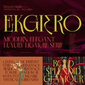 EKGIERO — Elegant Luxury Font