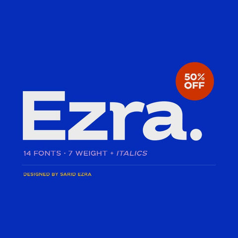 Ezra - Modern Sans (50% OFF)