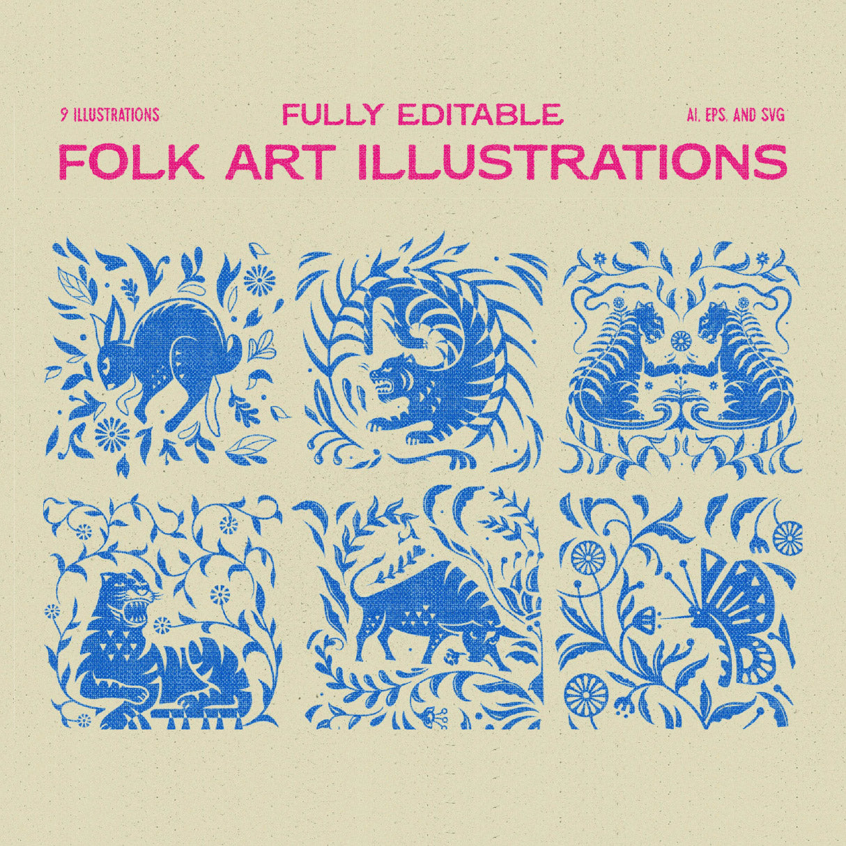 Folk Art Illustrations by Skilline Supply Co – Studio 2am