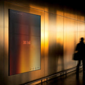 Framed Glass Poster Mockup