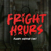 Fright Hours - Bloody Horror Font