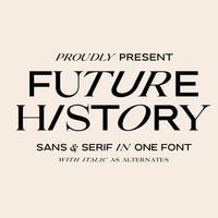 Future History - 2 in 1 Font