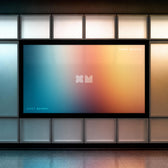 Glass Panel Screen Mockup