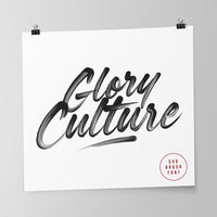 Glory Culture SVG Font + Extras