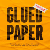 Glued Paper Textures Collection