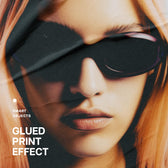 Glued Print Photo Effect