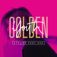 Golden Youth Font Duo