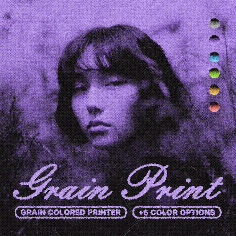 Grain Colored Printer Photo Effect